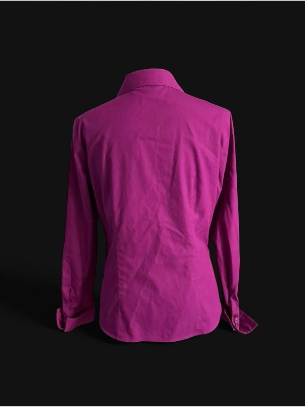 Jones New York Petite Non-Iron Button Down Shirt Pink Size 6P Work Blouse - Picture 4 of 5